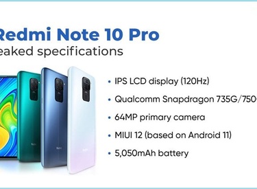 Lộ diện Ram Rom của Redmi Note 10 Pro Max trước ngày ra mắt