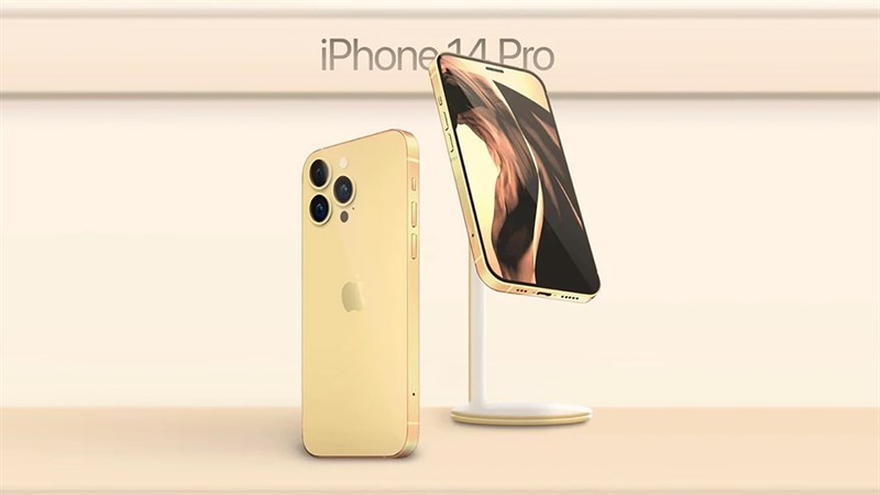 iPhone 14 Pro màu vàng gold bất ngờ lộ diện