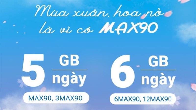Cách đăng ký gói cước MAX90