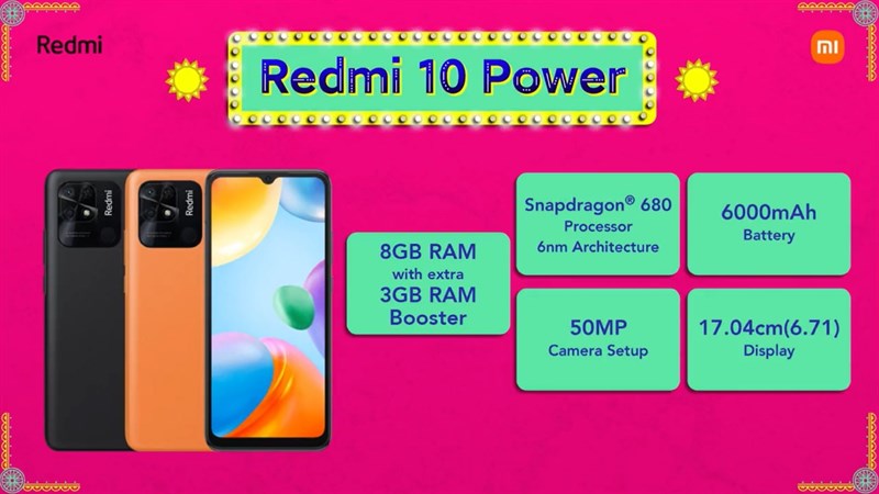 Redmi 10 Power bất ngờ được công bố
